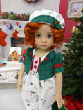 Miss Holly - romper, jacket, hat, socks & shoes for Little Darling Doll or 33cm BJD