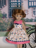 Morning Bluebird - dress & shoes for Little Darling Doll