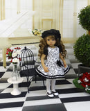 Musicality - dress, beret, tights & shoes for Little Darling Doll or other 33cm BJD