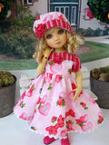 My Love - dress, hat, tights & shoes for Little Darling Doll