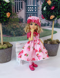 My Love - dress, hat, tights & shoes for Little Darling Doll