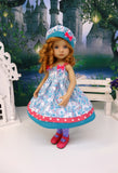 Mystic Unicorn - dress, hat, tights & shoes for Little Darling Doll or 33cm BJD