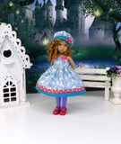 Mystic Unicorn - dress, hat, tights & shoes for Little Darling Doll or 33cm BJD