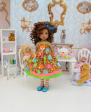 Namaste Critters - dress, tights & shoes for Little Darling Doll or 33cm BJD