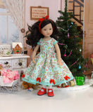 Noel - dress, tights & shoes for Little Darling Doll or 33cm BJD
