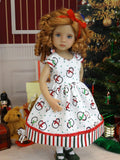 North Pole Penguins - dress, tights & shoes for Little Darling Doll or 33cm BJD
