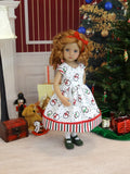 North Pole Penguins - dress, tights & shoes for Little Darling Doll or 33cm BJD