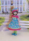 Owl Be Your Friend - dress, hat, tights & shoes for Little Darling Doll or 33cm BJD