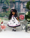 Pair of Poodles - dress, hat, socks & shoes for Little Darling Doll or 33cm BJD