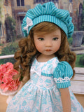 Paris Doodle - dress, hat, socks & shoes for Little Darling Doll or 33cm BJD