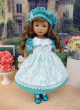 Paris Doodle - dress, hat, socks & shoes for Little Darling Doll or 33cm BJD