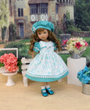 Paris Doodle - dress, hat, socks & shoes for Little Darling Doll or 33cm BJD