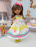 Paris Poodle - dress & shoes for Little Darling Doll or 33cm BJD