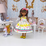 Paris Poodle - dress & shoes for Little Darling Doll or 33cm BJD