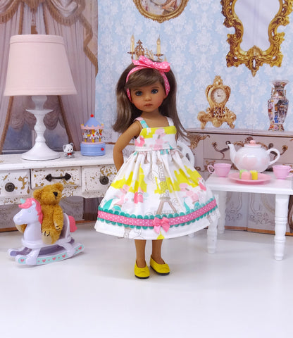 Paris Poodle - dress & shoes for Little Darling Doll or 33cm BJD