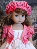 Paris Stroll - dress, jacket, beret, tights & shoes for Little Darling Doll