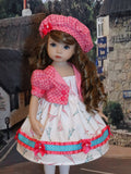 Paris Stroll - dress, jacket, beret, tights & shoes for Little Darling Doll