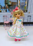 Pastel Paisley - dress, socks & shoes for Little Darling Doll or other 33cm BJD