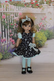 Patina Garden - dress, tights & shoes for Little Darling Doll