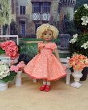 Peach Blossoms - dress, socks & shoes for Little Darling Doll or other 33cm BJD