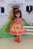 Peachy Deer - dress, jacket, tights and shoes for Little Darling Doll or 33cm BJD