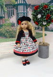 Peek A Boo Mickey - dress, jacket, hat, socks & shoes for Little Darling Doll or 33cm BJD