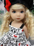 Peek A Boo Mickey - dress, jacket, hat, socks & shoes for Little Darling Doll or 33cm BJD