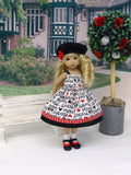Peek A Boo Mickey - dress, jacket, hat, socks & shoes for Little Darling Doll or 33cm BJD