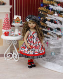 Penguin Parade - dress, hat, socks & shoes for Little Darling Doll or 33cm BJD