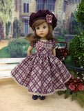 Perfectly Plaid - dress, hat, tights & shoes for Little Darling Doll or 33cm BJD