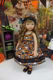 Pet Cemetery - dress, hat, tights & shoes for Little Darling Doll or 33cm BJD