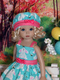 Peter Cottontail - dress, hat & sandals for Little Darling Doll