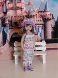 Peter Pan - romper, hat & sandals for Little Darling Doll