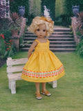 Petite Pineapple - dress & sandals for Little Darling Doll