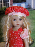 Picnic Date - tunic dress, beret, leggings & shoes for Little Darling Doll