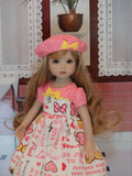 Pink Minnie - dress, hat, socks & shoes for Little Darling Doll or 33cm BJD