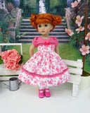 Pink Piggy - dress, socks & shoes for Little Darling Doll or 33cm BJD