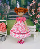 Pink Piggy - dress, socks & shoes for Little Darling Doll or 33cm BJD