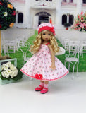 Pink Rosebud - dress, hat, socks & shoes for Little Darling Doll or other 33cm BJD