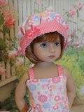 Playtime Pink - romper, jacket, hat & sandals for Little Darling Doll