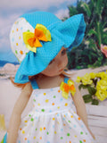 Playtime Stars - babydoll top, shorts, hat & sandals for Little Darling Doll or 33cm BJD