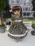 Plum Perfect - dress, tights & shoes for Little Darling Doll or other 33cm BJD