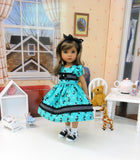 Poodle Parade - dress, socks & saddle shoes for Little Darling Doll or 33cm BJD