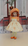 Pooh Bear - dress, hat, tights & shoes for Little Darling Doll or 33cm BJD