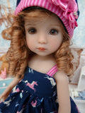 Prancing Unicorn - dress, hat, socks & shoes for Little Darling Doll or 33cm BJD