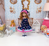 Prancing Unicorn - dress, hat, socks & shoes for Little Darling Doll or 33cm BJD
