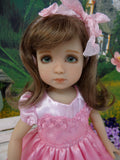 Precious in Pink - dress, slip, tights & shoes for Little Darling Doll or 33cm BJD