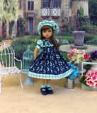 Pretty Bird - dress, hat, socks & shoes for Little Darling Doll or 33cm BJD