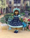 Pretty Bird - dress, hat, socks & shoes for Little Darling Doll or 33cm BJD