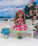 Pretty Petunia - dress & sandals for Little Darling Doll or 33cm BJD